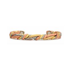 Sage Bundle Copper Bracelet w/Magnets - Brushed - #578